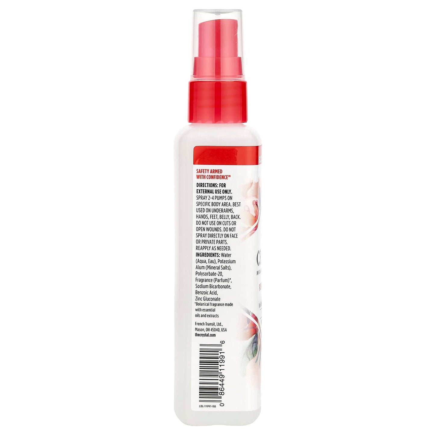 Natural Pomegranate Deodorant Spray - 24 Hour Protection - Image 2