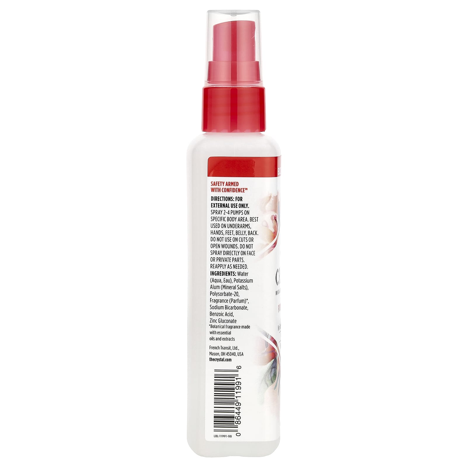 Natural Pomegranate Deodorant Spray - 24 Hour Protection - Image 2