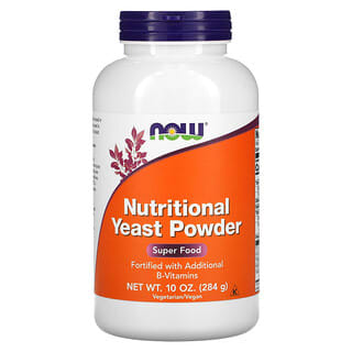 NOW Foods Nutritional Yeast Powder, 10 oz (284g) for General Health
