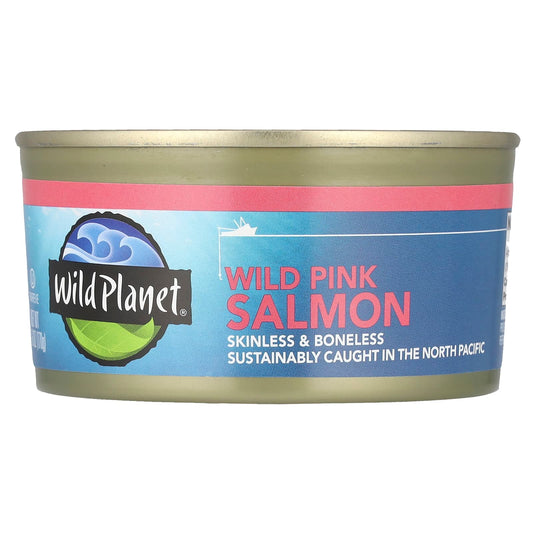 Wild Planet, Wild Pink Salmon, Skinless & Boneless, 6 oz (170 g)