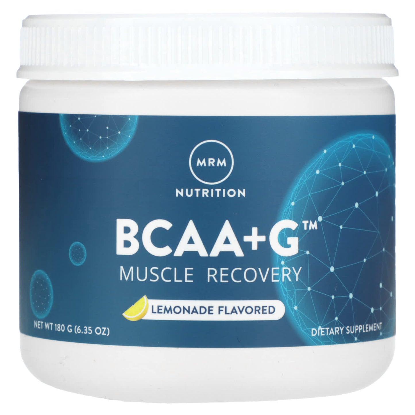 MRM Nutrition, BCAA+G, Muscle Recovery, Lemonade, 6.35 oz (180 g) - Image 1