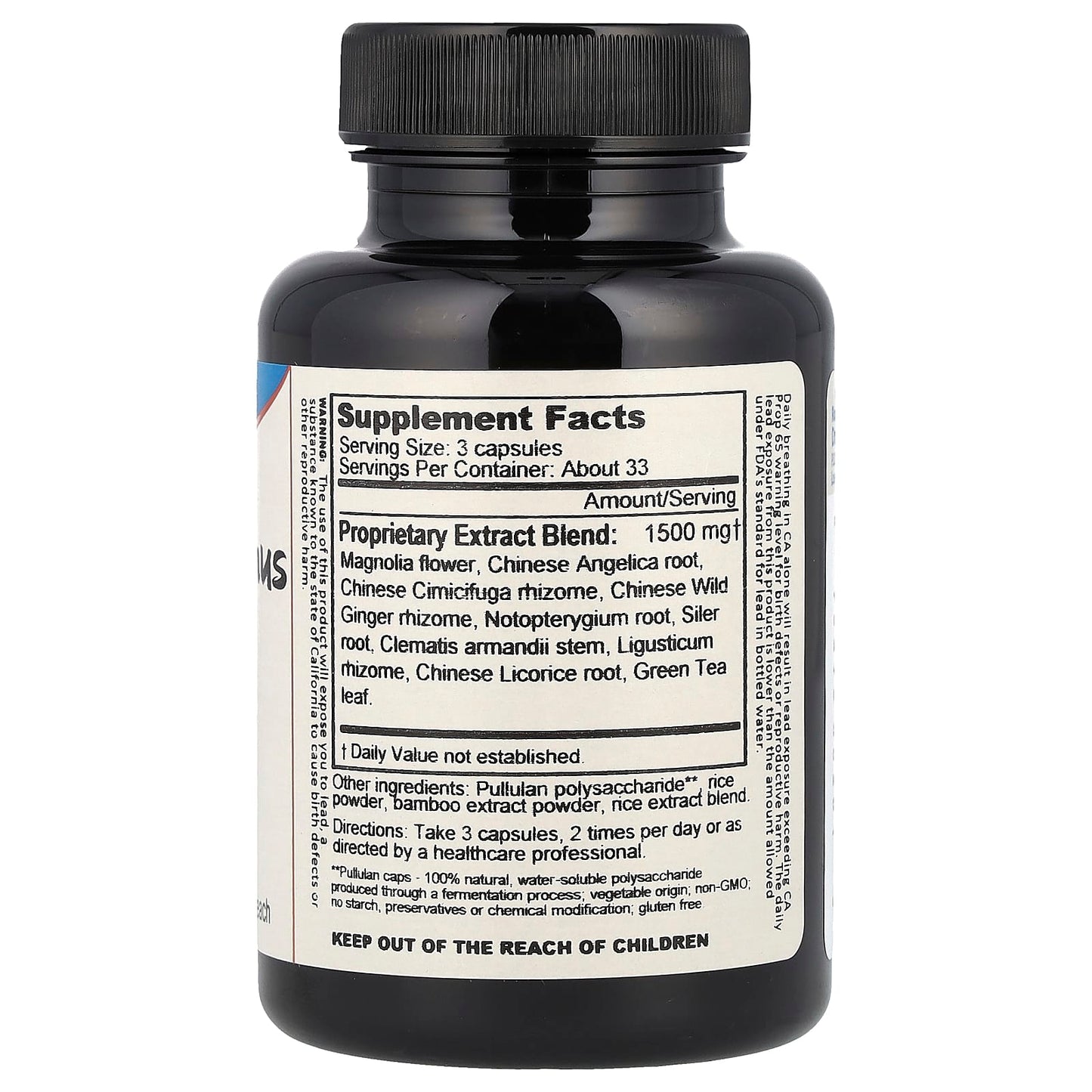 Dragon Herbs Magnolia Sinus Relief, 100 Veggie Capsules - Image 2