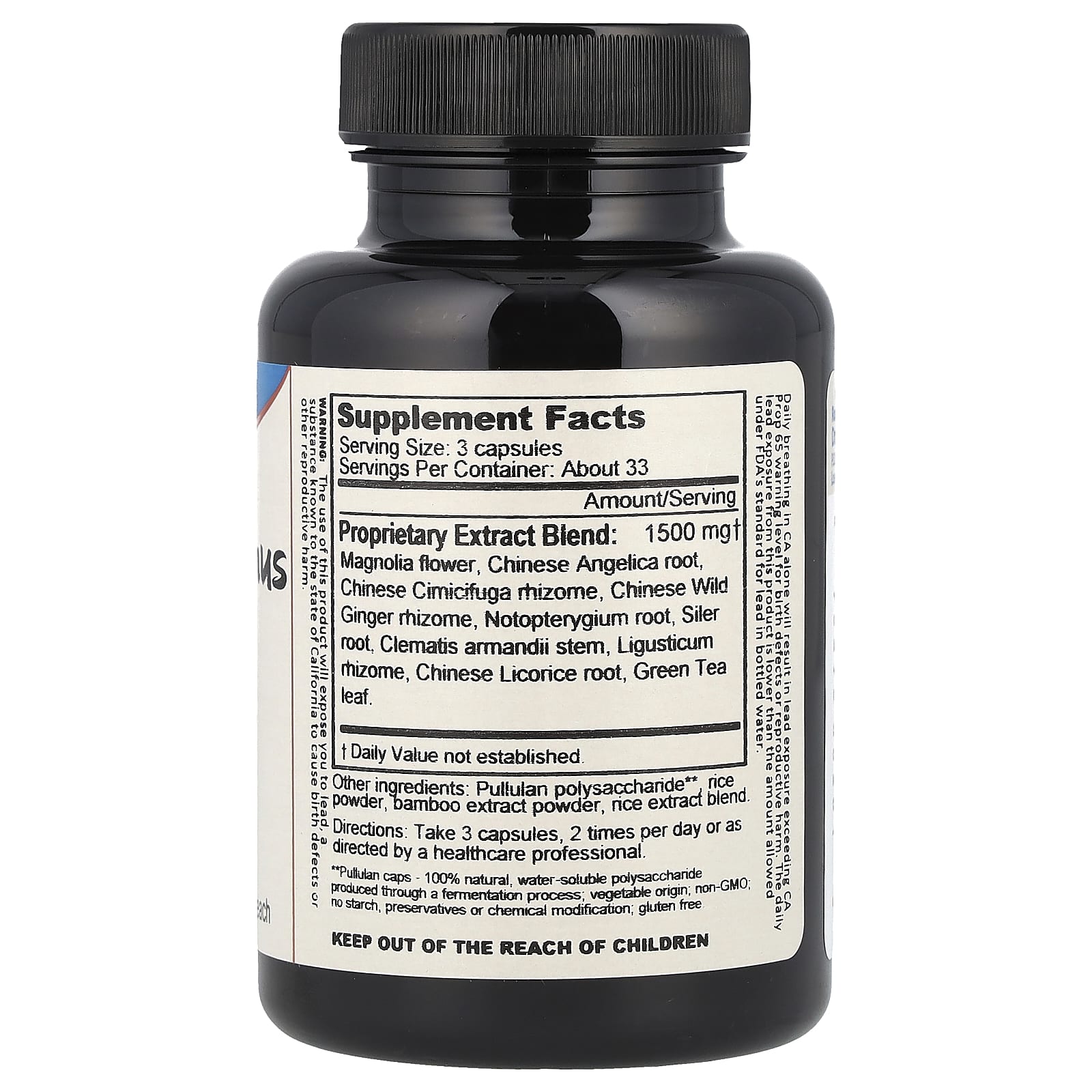 Dragon Herbs Magnolia Sinus Relief, 100 Veggie Capsules - Image 2