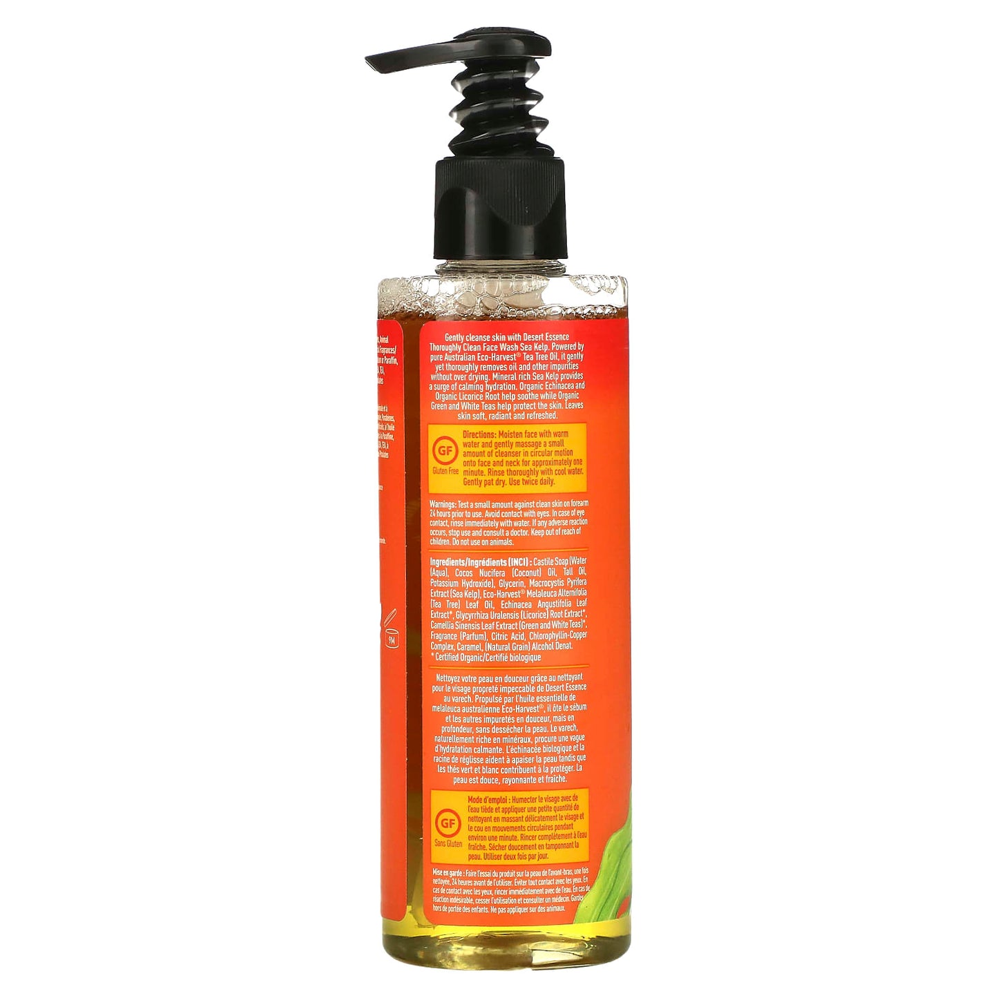 Thoroughly Clean Face Wash with Sea Kelp | Desert Essence | Cruelty Free - Image 2
