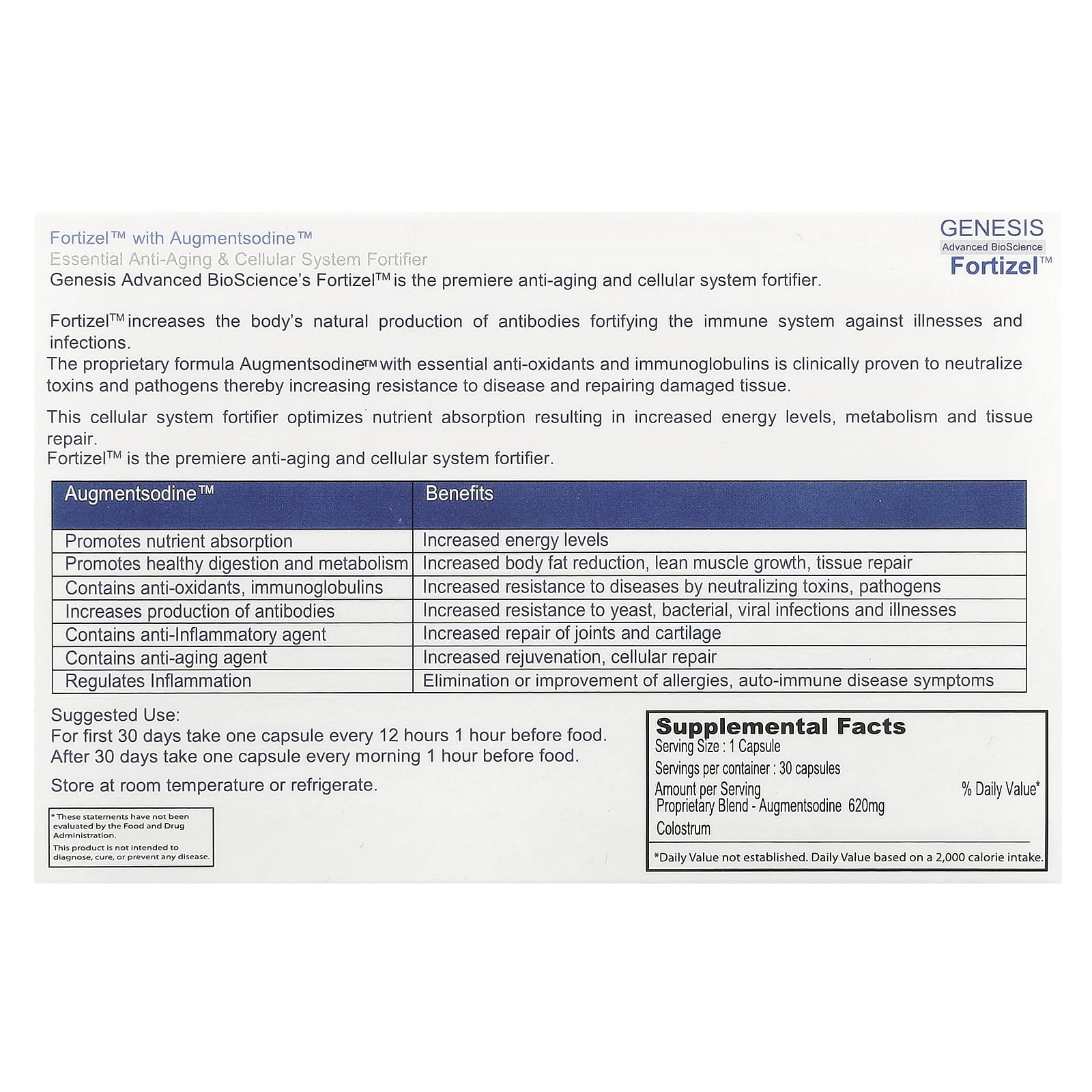 Boost Immunity & Anti-Aging with ENADA's Fortizel Cellular System Fortifier - Image 2