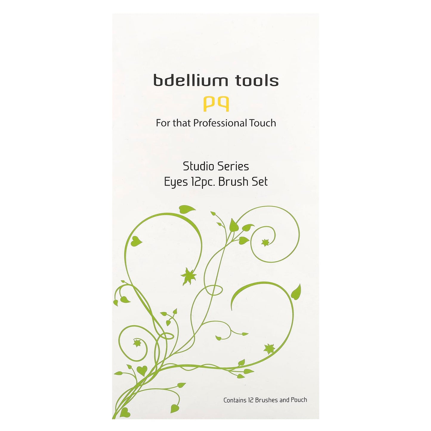 <span>Bdellium Tools Studio Eyes Brush Set & Pouch, 12PC Set</span> - Image 2