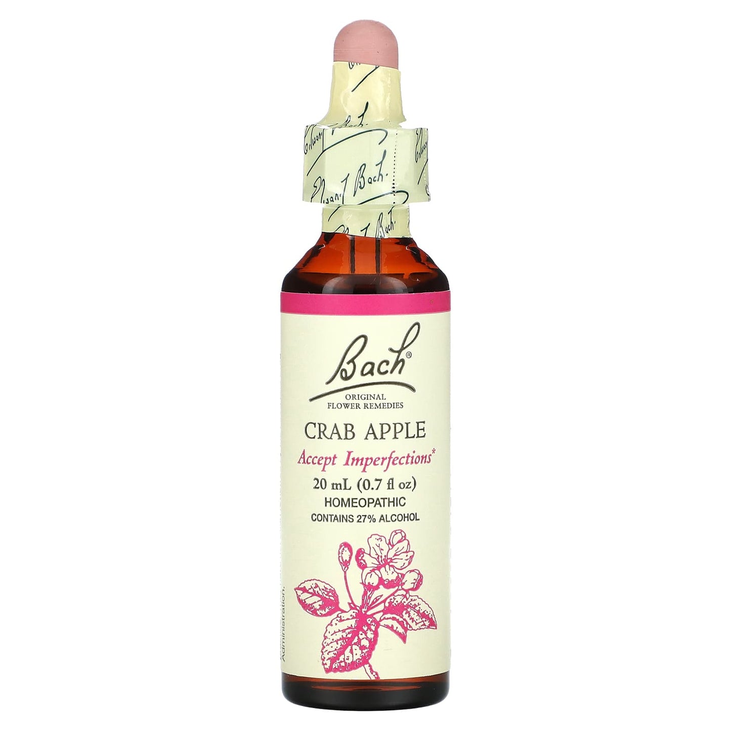 <strong>Bach Original Flower Remedies Crab Apple</strong> for Nervous Tension Relief, 0.7 fl oz (20 ml) - Image 1