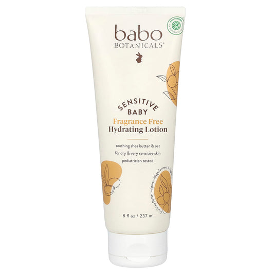 Fragrance-Free Baby Lotion for Sensitive Skin by Babo Botanicals - Image 1