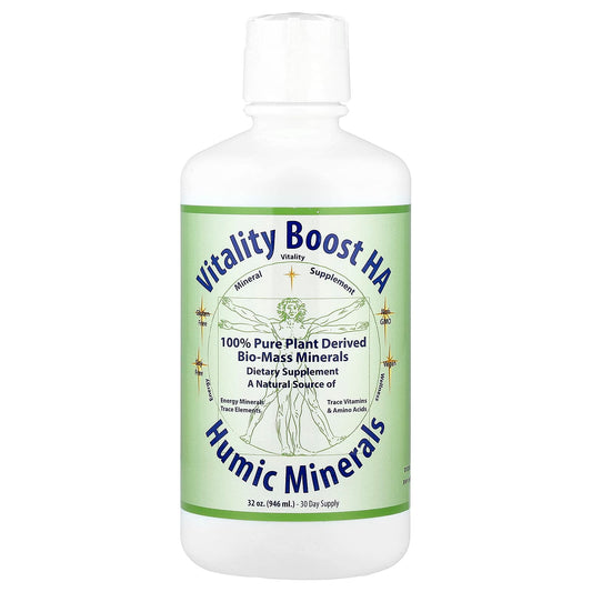 Morningstar Minerals, Vitality Boost HA, Humic Minerals, 32 oz (946 ml) - Image 1
