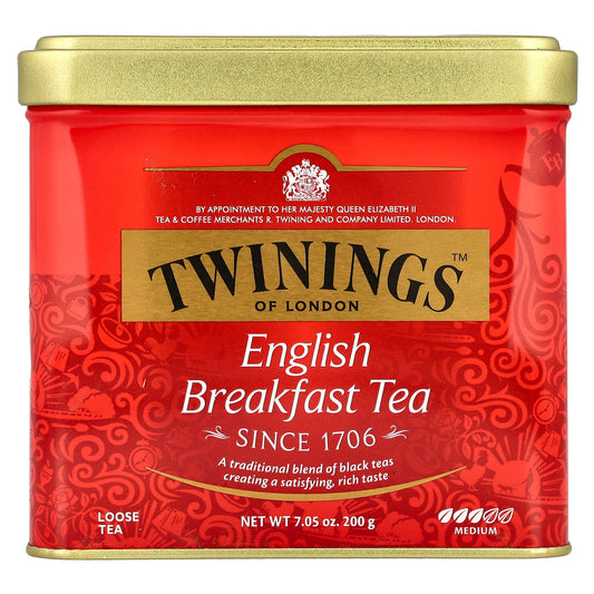 Twinings, English Breakfast Tea, Loose, 7.05 oz (200 g) - Image 1