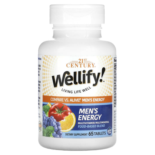 Boost Energy with 21st Century Men's Multivitamin - 65 Tablets - Image 1