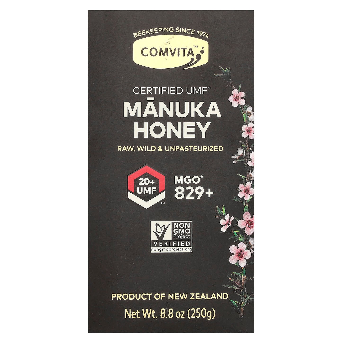 Comvita UMF 20+ Manuka Honey, 8.8 oz (250g) - Pure New Zealand - Image 1