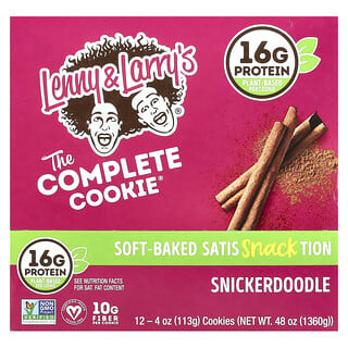 Certified Vegan Snickerdoodle Cookies by Lenny & Larry's - 12 Pack