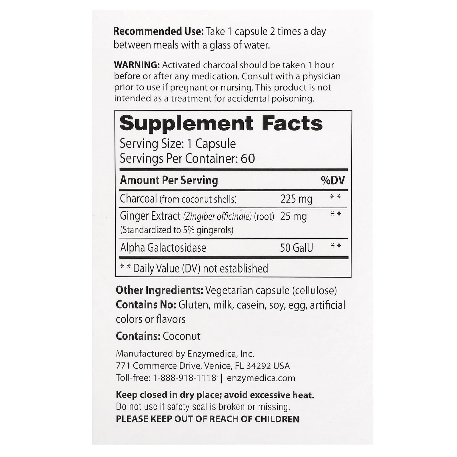 Detoxify Naturally with Enzymedica's Purify Activated Charcoal Plus - Image 2