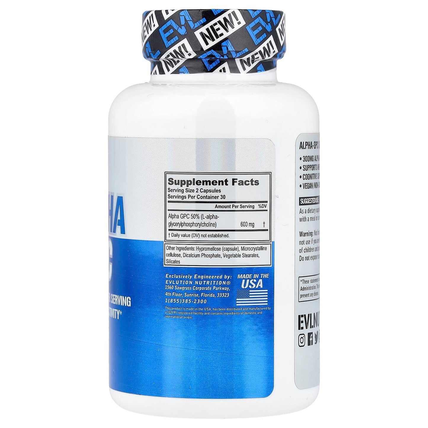 EVLution Nutrition Alpha GPC Supplements for Cognitive Support - Image 2