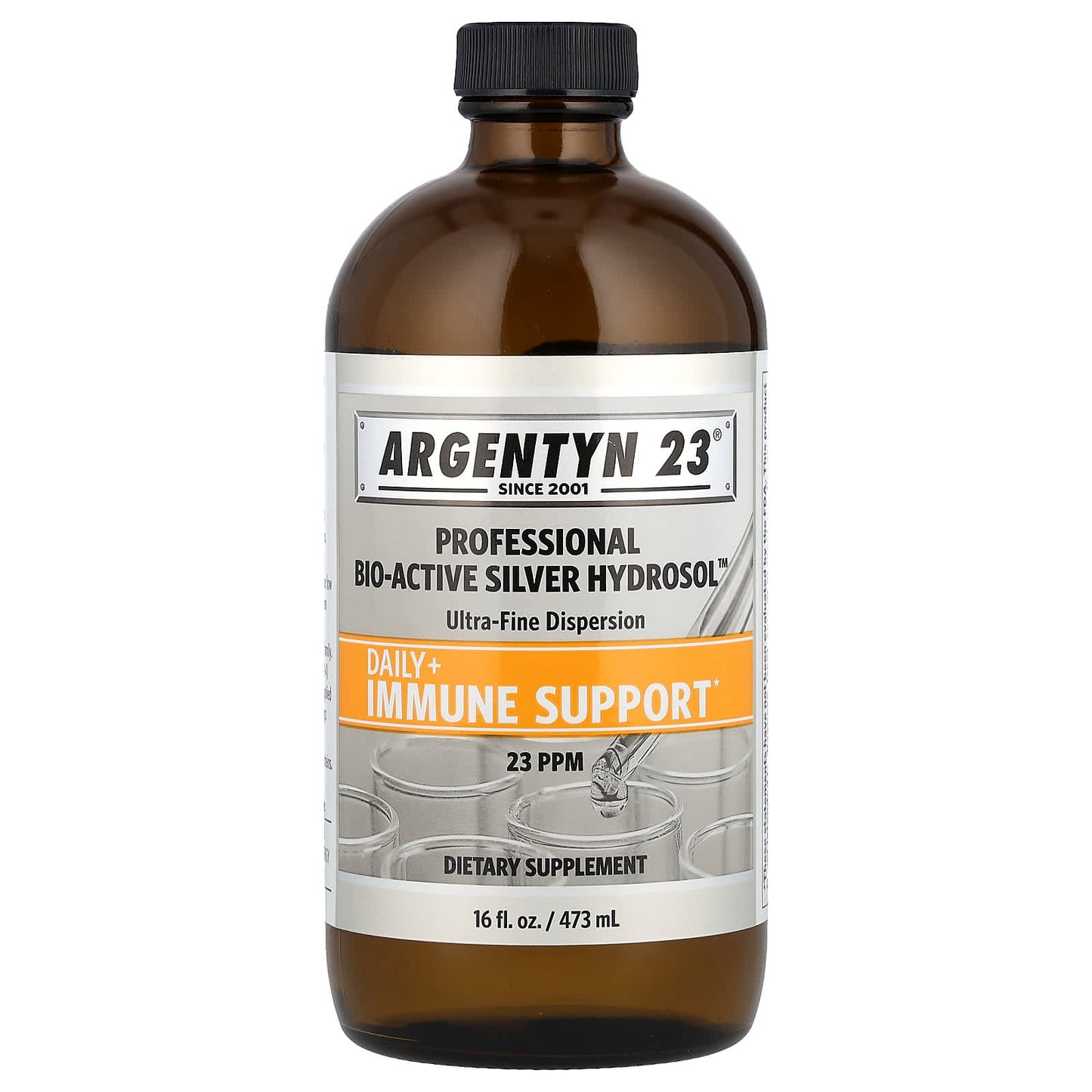 Sovereign Silver, Argentyn 23®, Professional Bio-Active Silver Hydrosol™, 23 PPM, 16 fl oz (473 ml) - Image 1