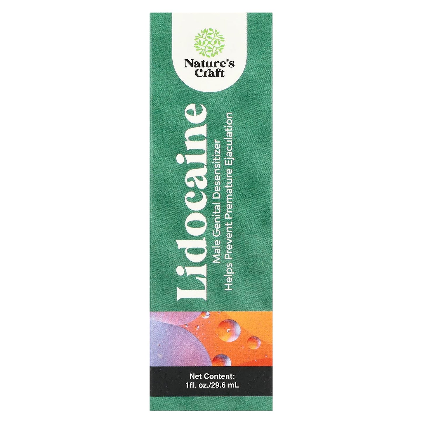 Nature's Craft, Lidocaine, Male Genital Desensitizer, 10 mg, 1 fl oz (29.6 ml) - Image 2
