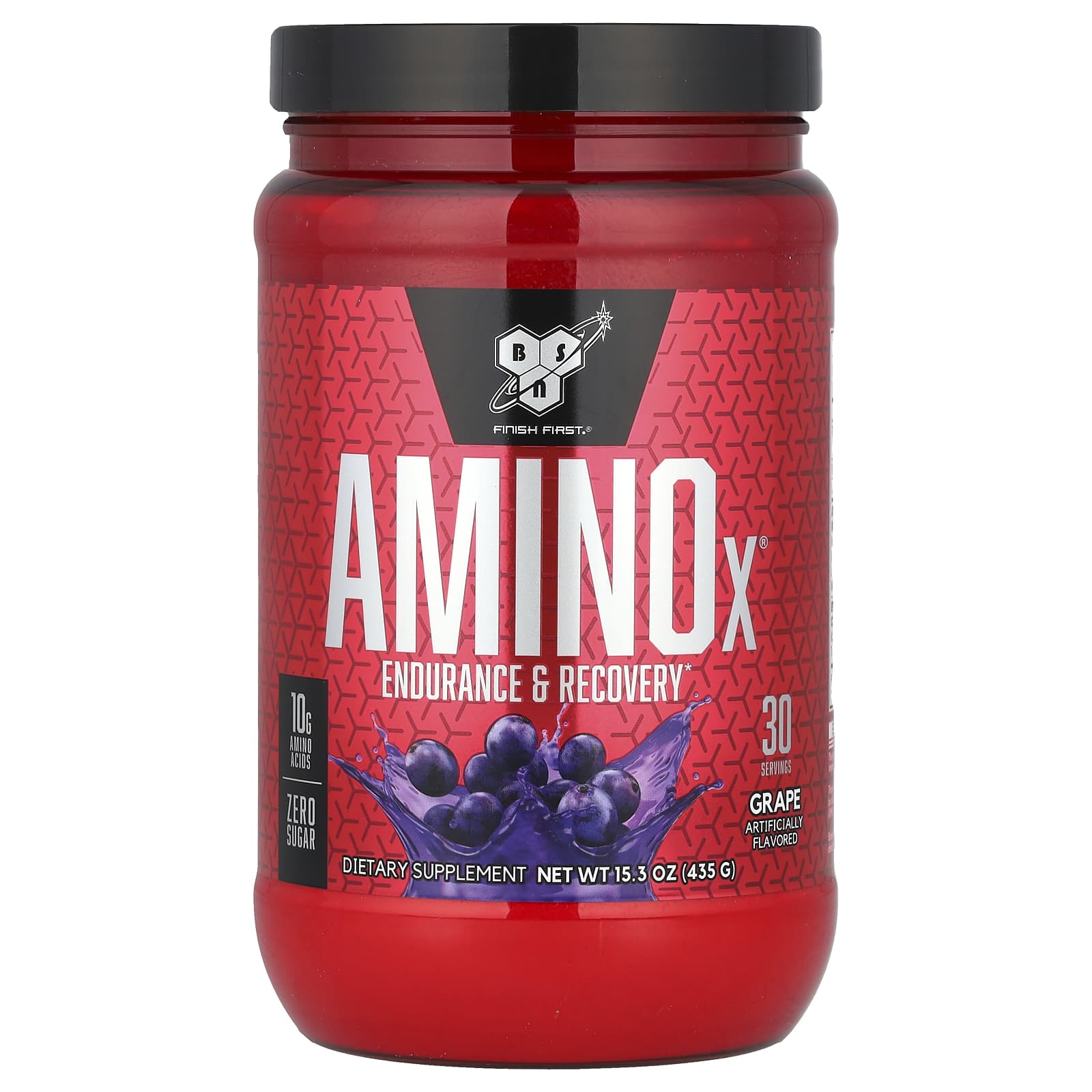 BSN AminoX Endurance & Recovery Grape 15.3 oz - Image 1