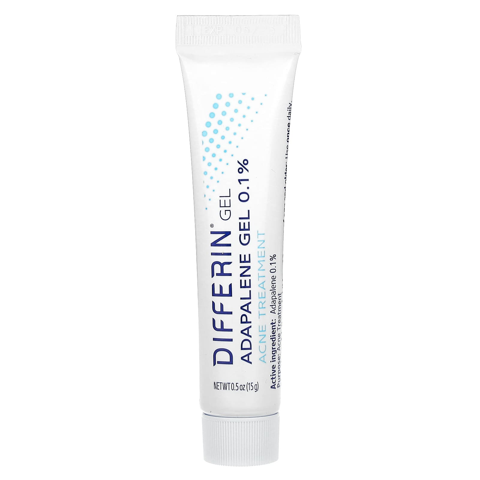 Differin Adapalene Gel 0.1% Acne Treatment for Sensitive Skin - Image 1