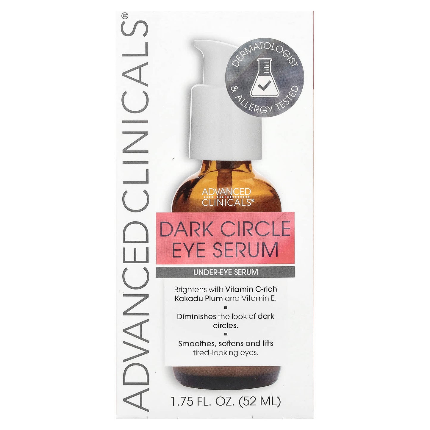Dark Circle Eye Serum by Advanced Clinicals - Reduce Under Eye Bags & Discoloration - Image 2