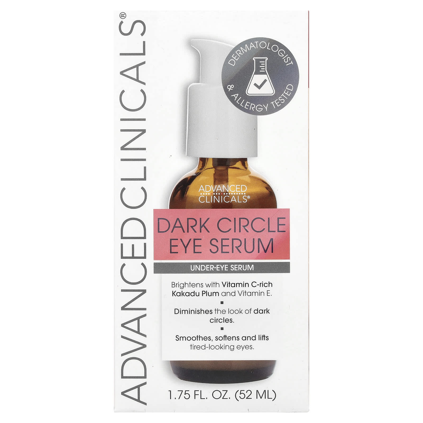 Dark Circle Eye Serum by Advanced Clinicals - Reduce Under Eye Bags & Discoloration - Image 2
