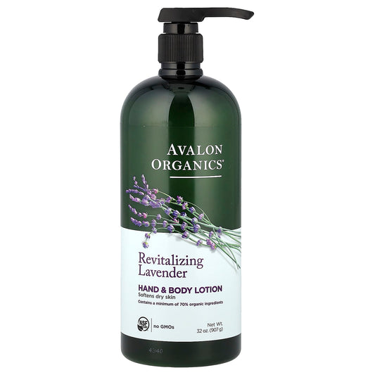 Nourishing Lavender Hand & Body Lotion, 32 oz, Organic, Cruelty Free - Image 1