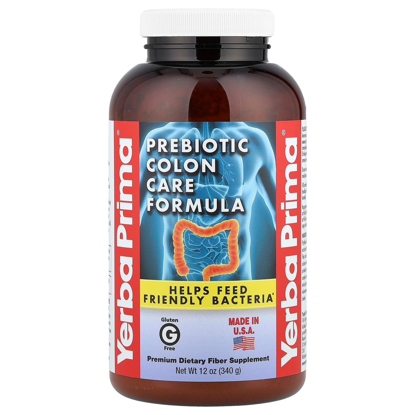 Yerba Prima, Prebiotic Colon Care Formula, 12 oz (340 g) - Image 1