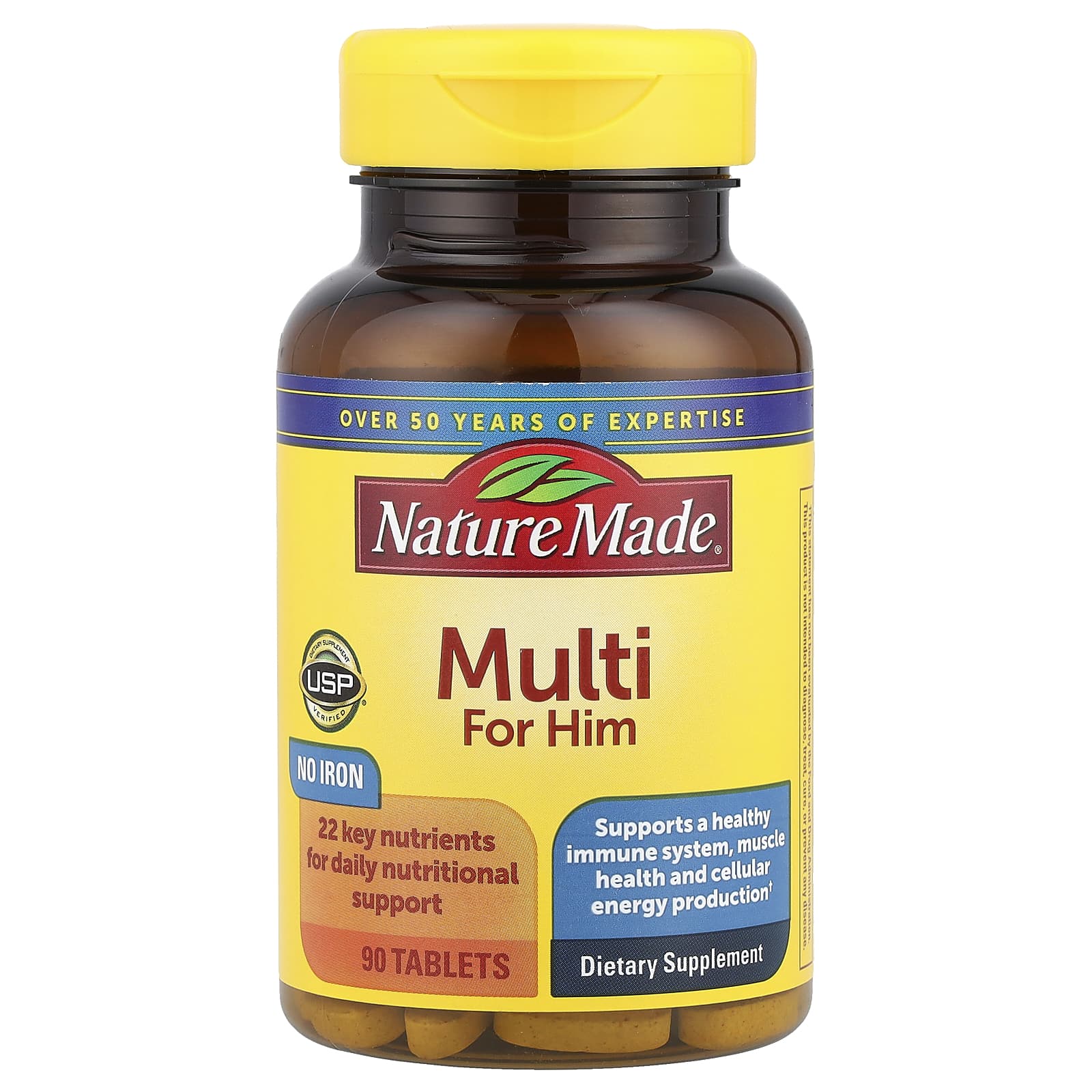 Nature Made, Multi for Him, 90 Tablets - Image 1