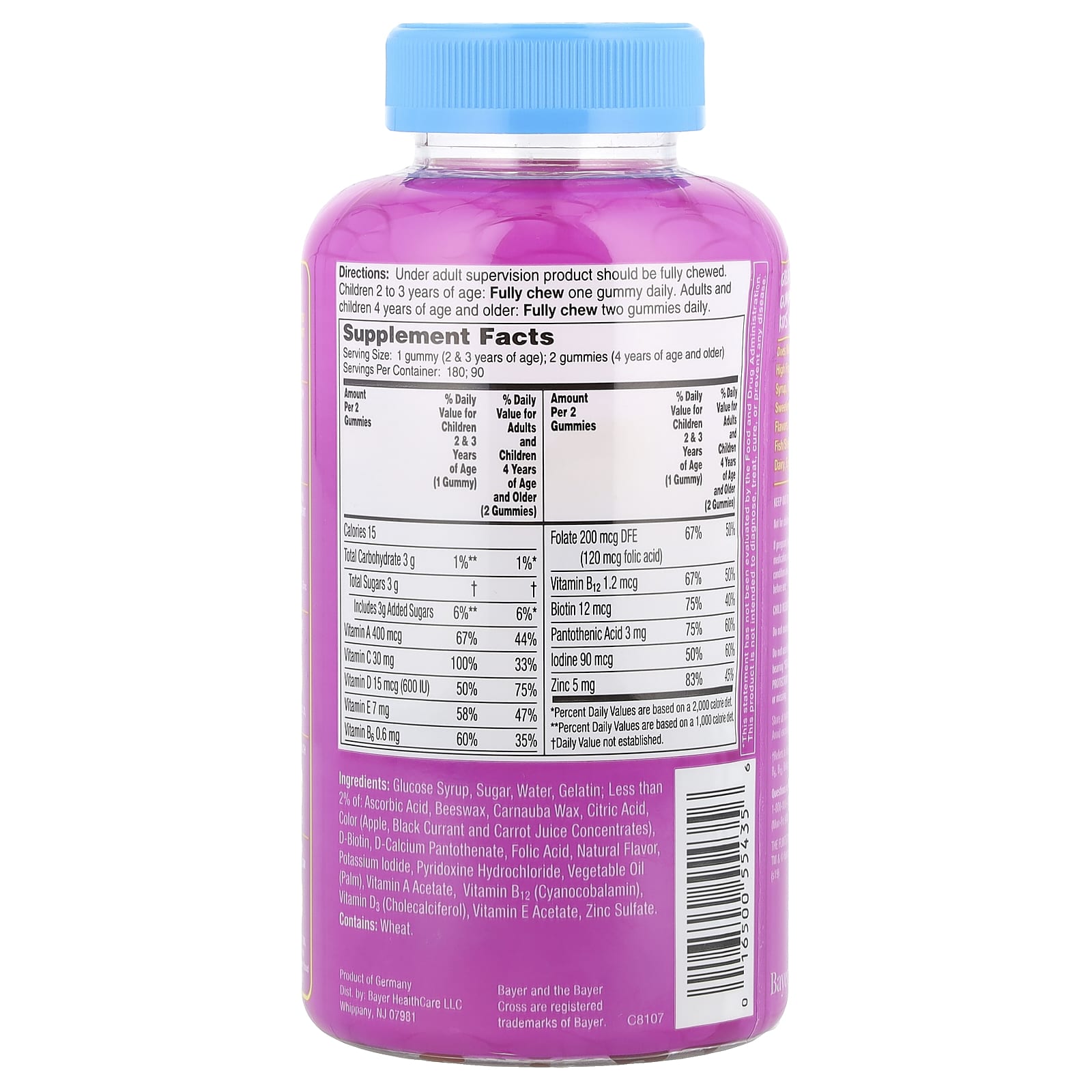 Flintstones Complete Children's Multivitamin with 10 Key Nutrients, 180 Gummies - Image 2
