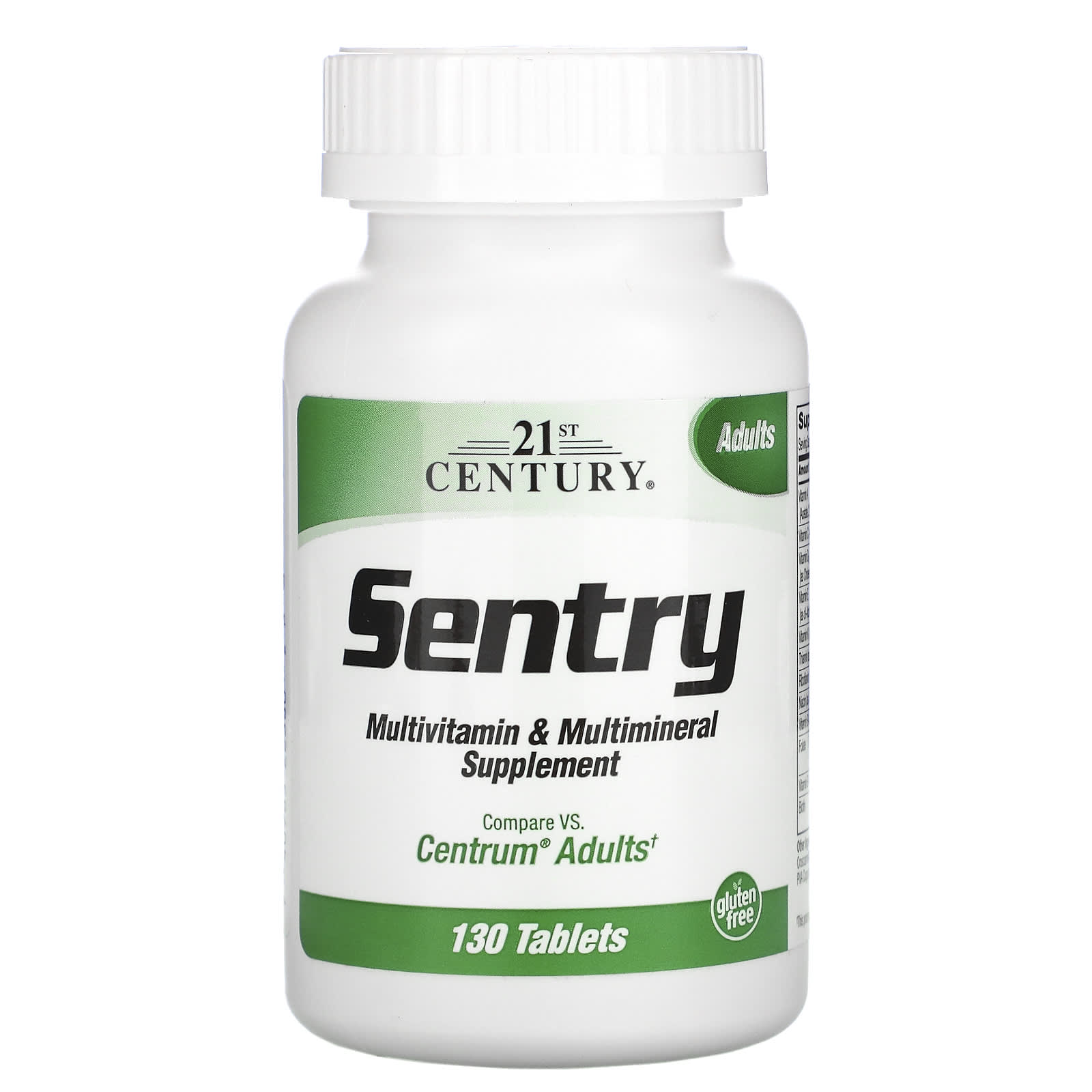 Adult Multivitamin & Multimineral Supplement by 21st Century - 130 Tablets - Image 1