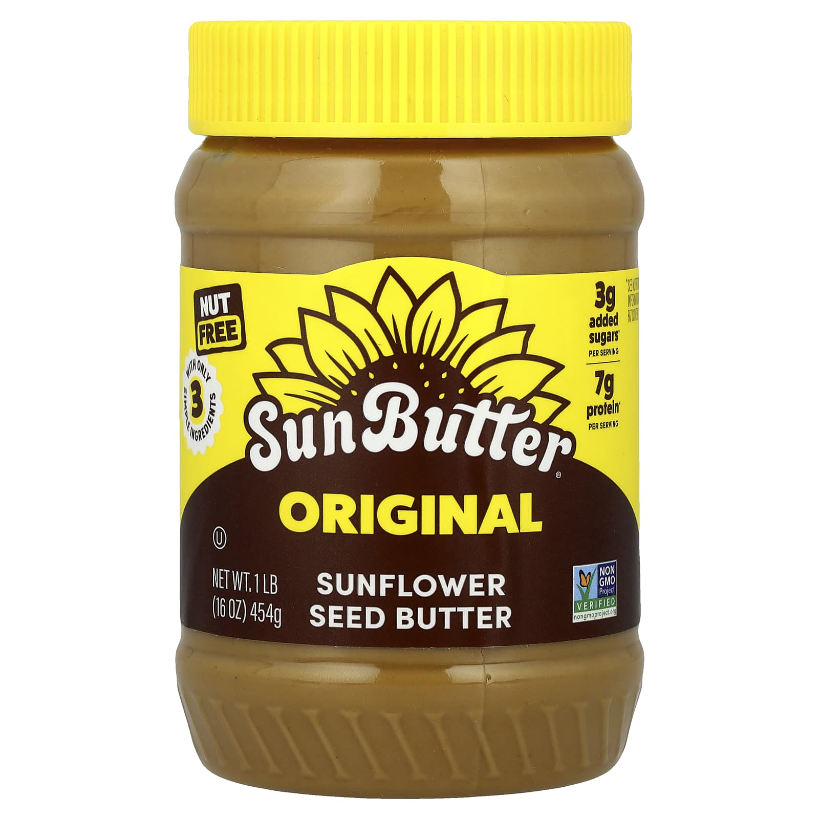SunButter, Sunflower Seed Butter, Original, 16 oz (454 g) - Image 1