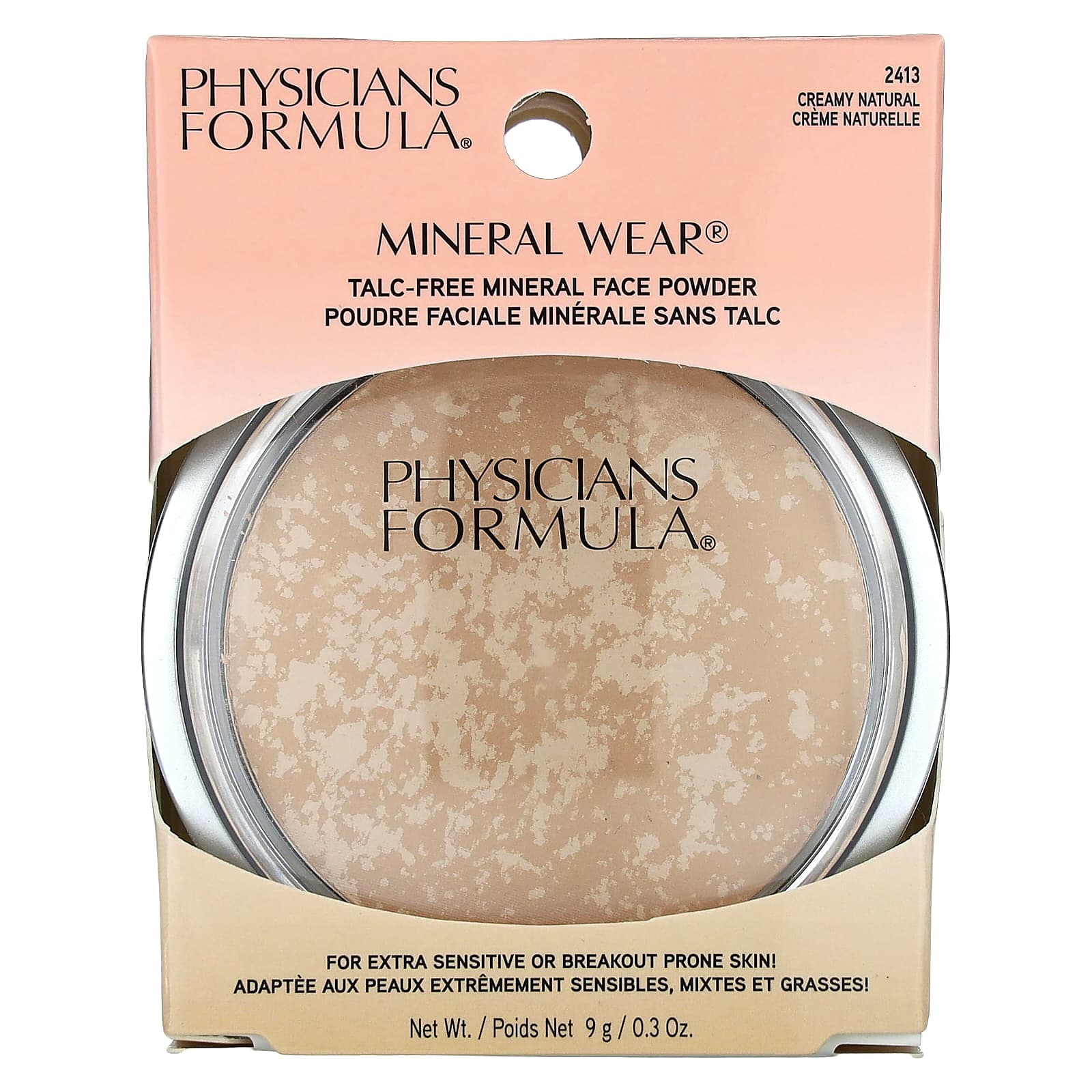 Physicians Formula, Mineral Wear, Talc-Free Mineral Face Powder, 2413 Creamy Natural, 0.3 oz (9 g) - Image 2