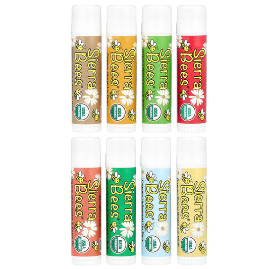 Organic Lip Balm Combo Pack by Sierra Bees - 8 Count - Image 1