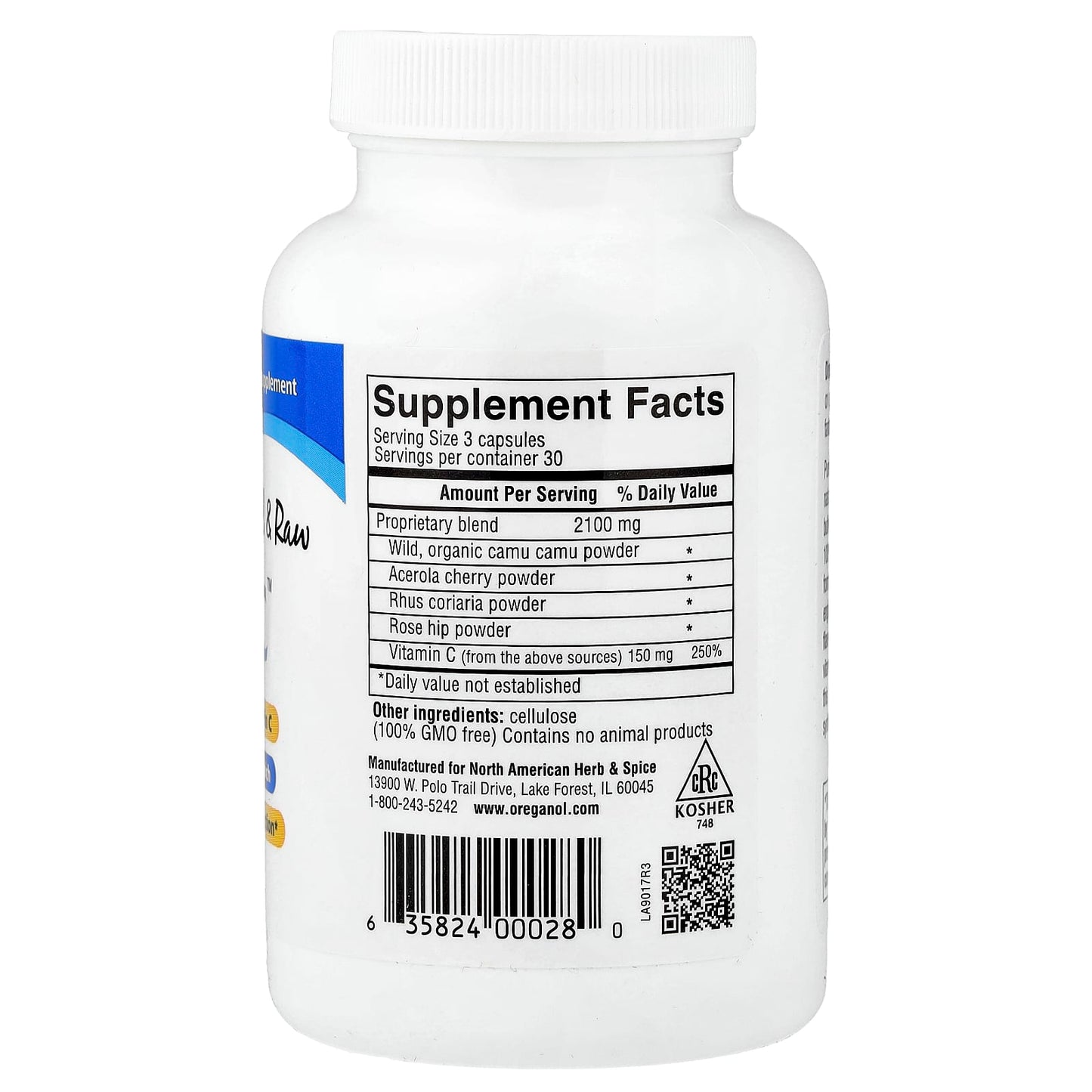 North American Herb & Spice, Purely-C™, 700 mg, 90 Vegicaps - Image 2