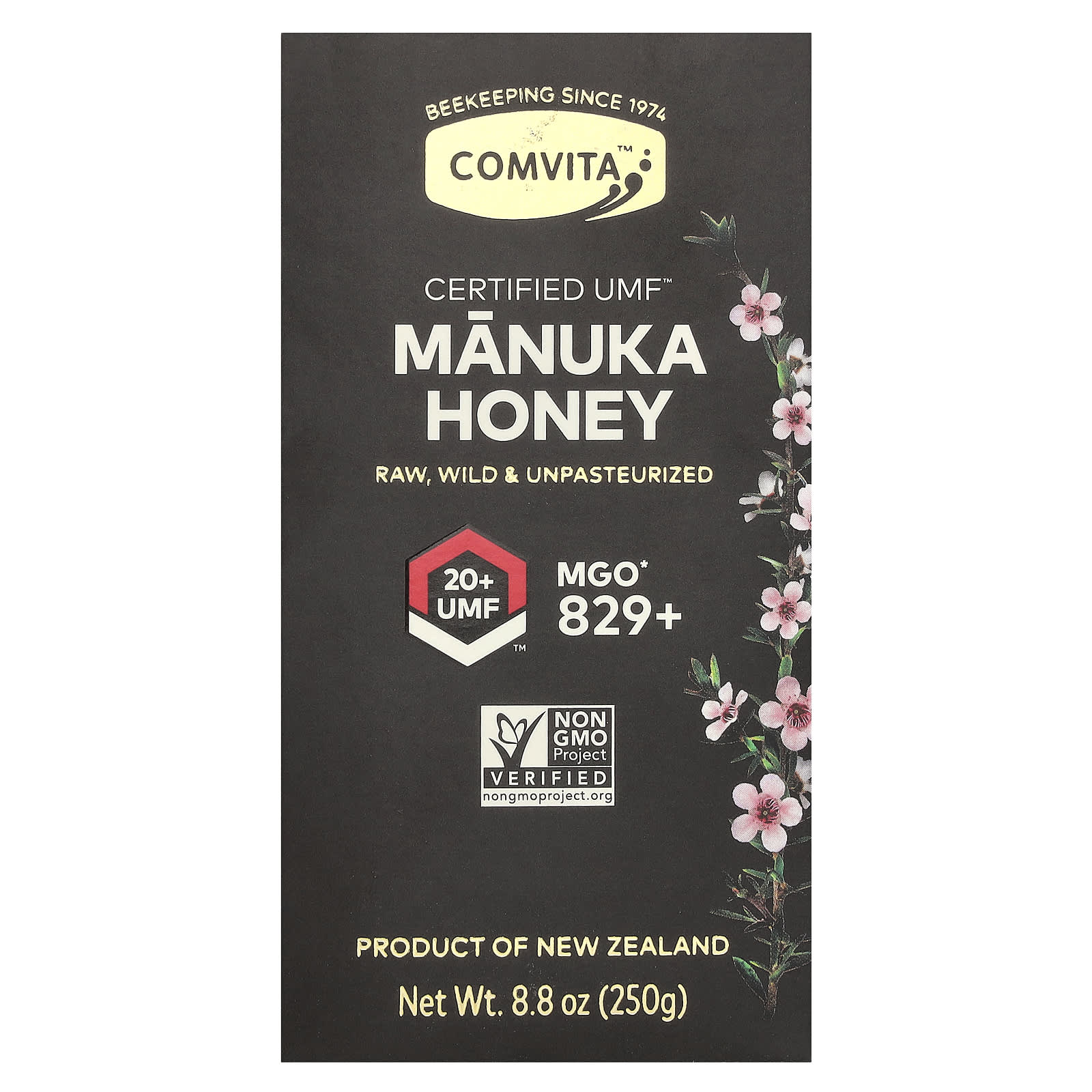 Comvita UMF 20+ Manuka Honey, 8.8 oz (250g) - Pure New Zealand - Image 1