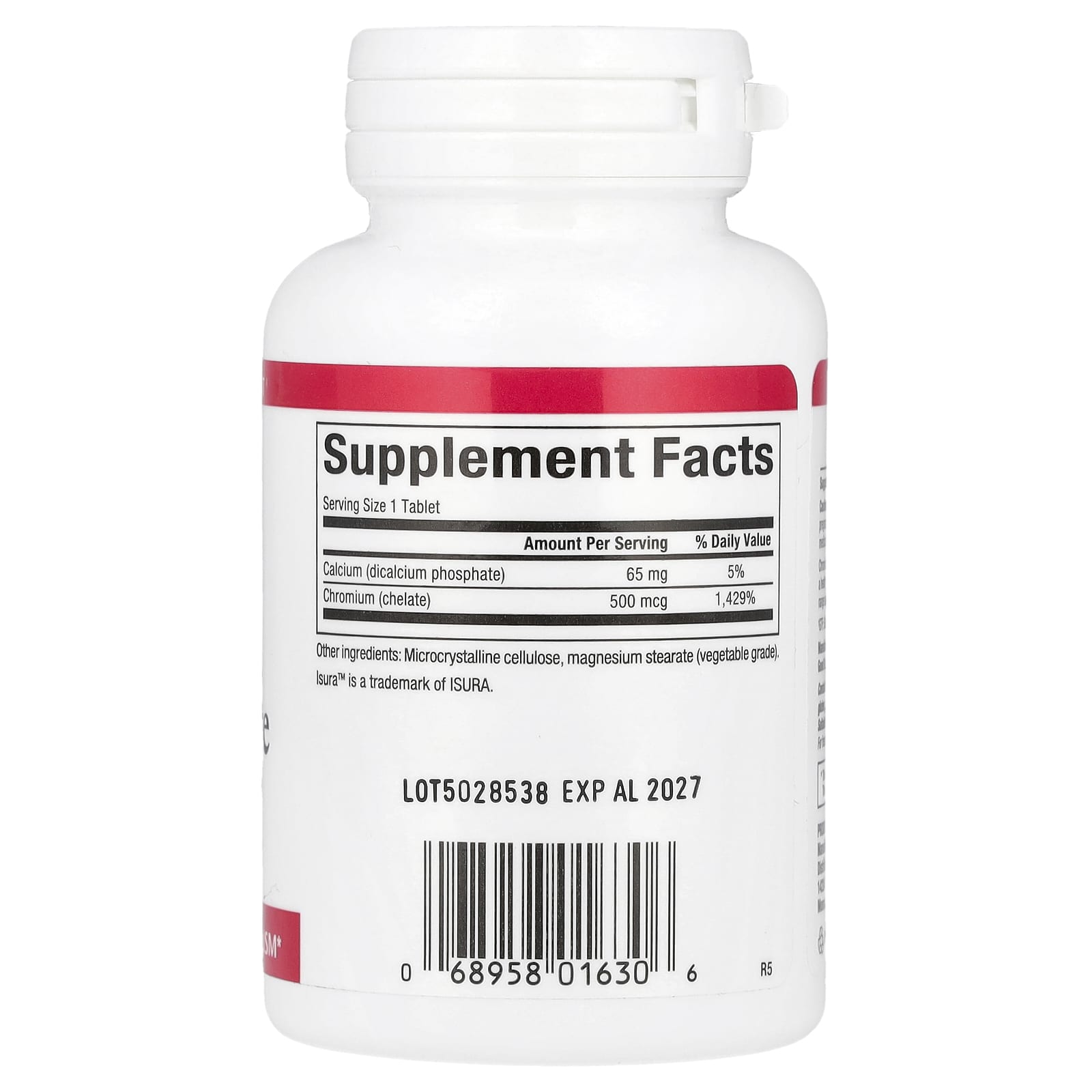Natural Factors, Chromium GTF Chelate, 500 mcg, 90 Tablets - Image 2