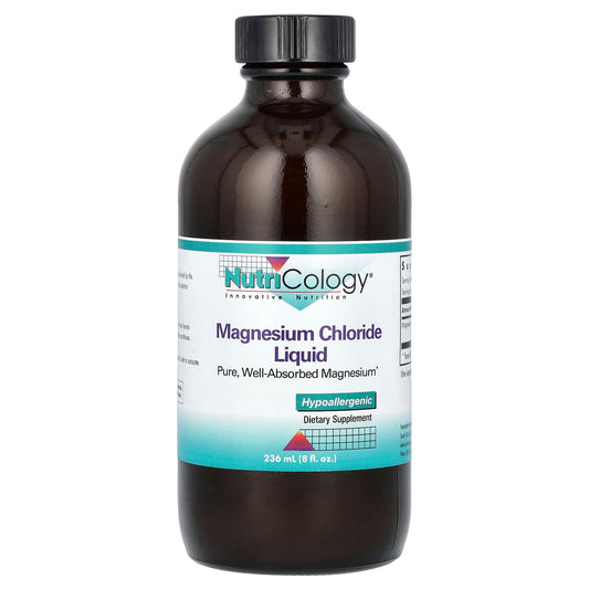 Nutricology, Magnesium Chloride Liquid, 8 fl oz (236 ml) - Image 1