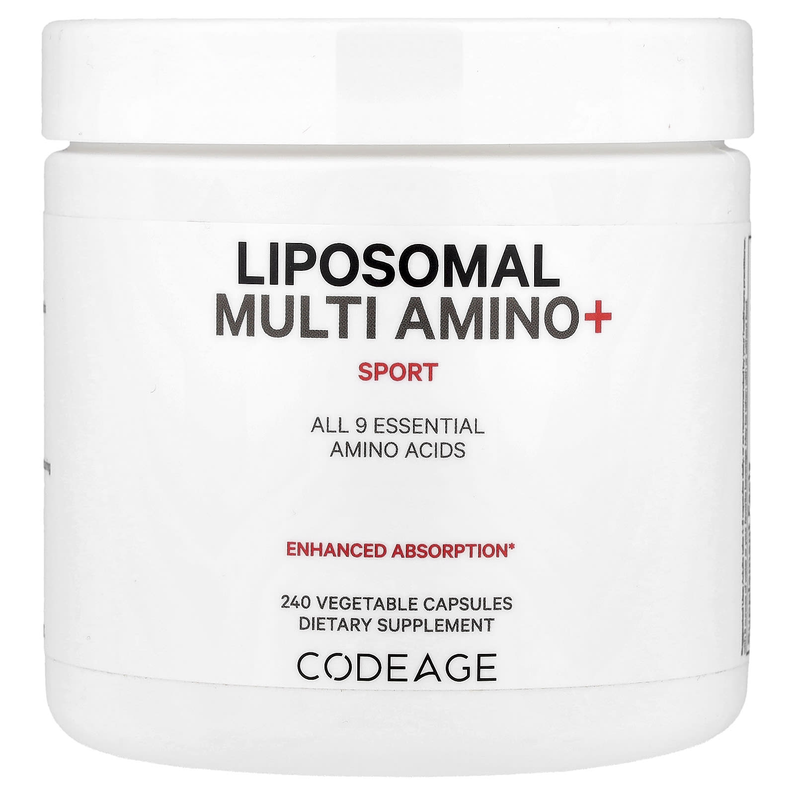 CodeAge Liposomal Multi Amino+ Powder Supplement - BCAA & EAA - Image 1
