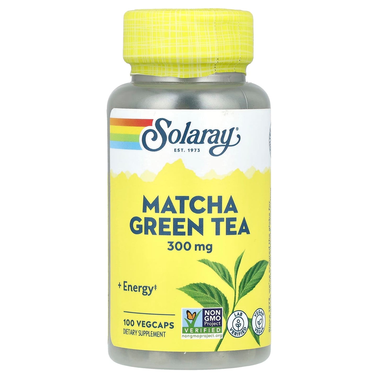 Solaray, Matcha Green Tea, 300 mg, 100 VegCaps - Image 1