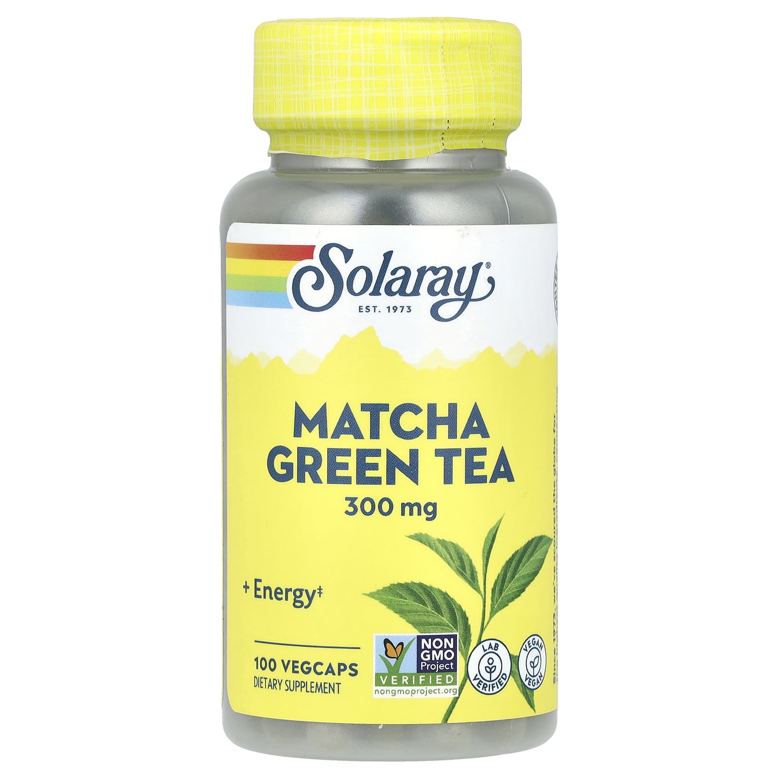 Solaray, Matcha Green Tea, 300 mg, 100 VegCaps - Image 1