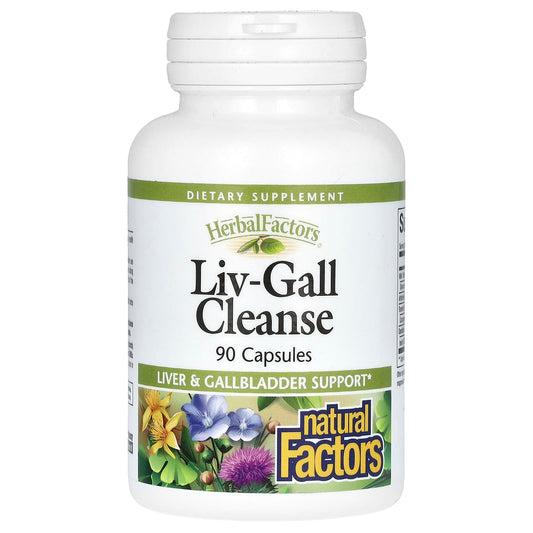 Natural Factors, Liv-Gall Cleanse, 90 Capsules - Image 1