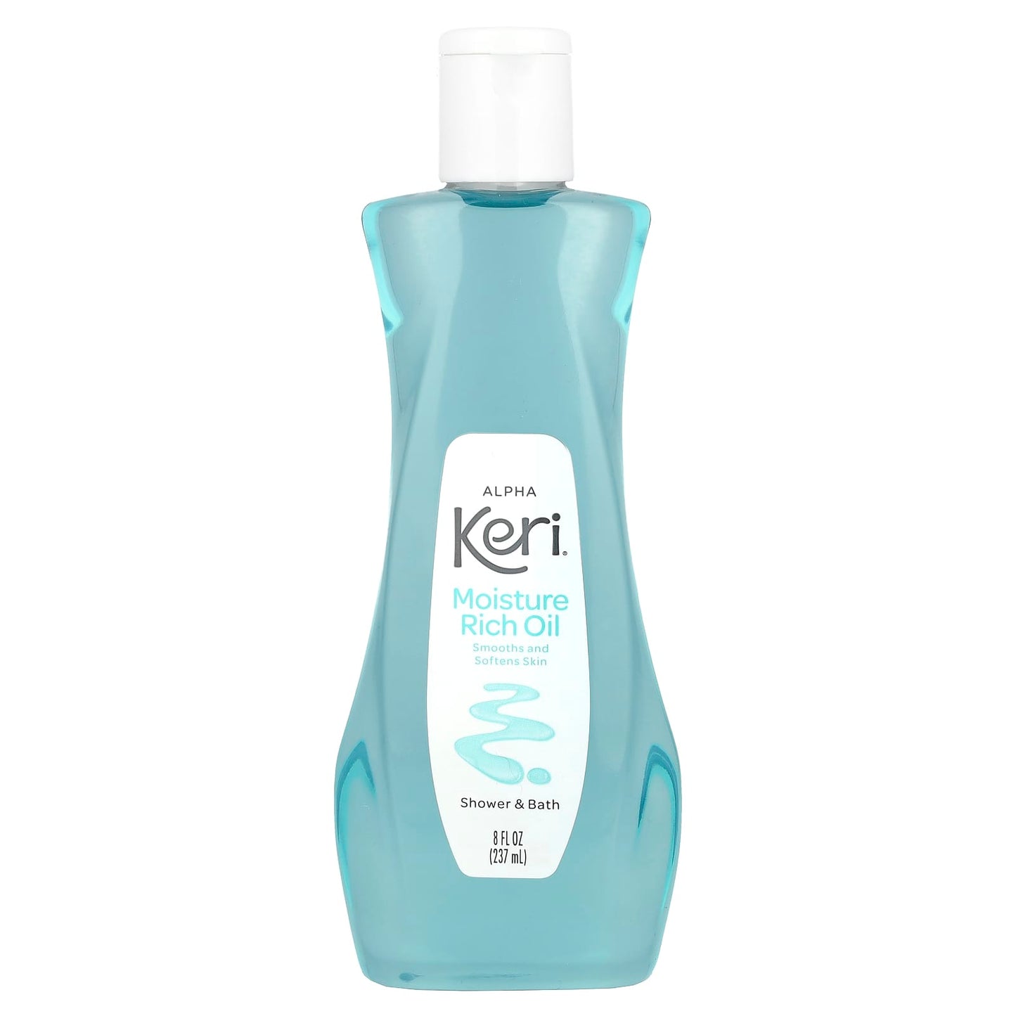 Keri, Moisture Rich Oil, Shower & Bath, 8 fl oz (237 ml) - Image 1