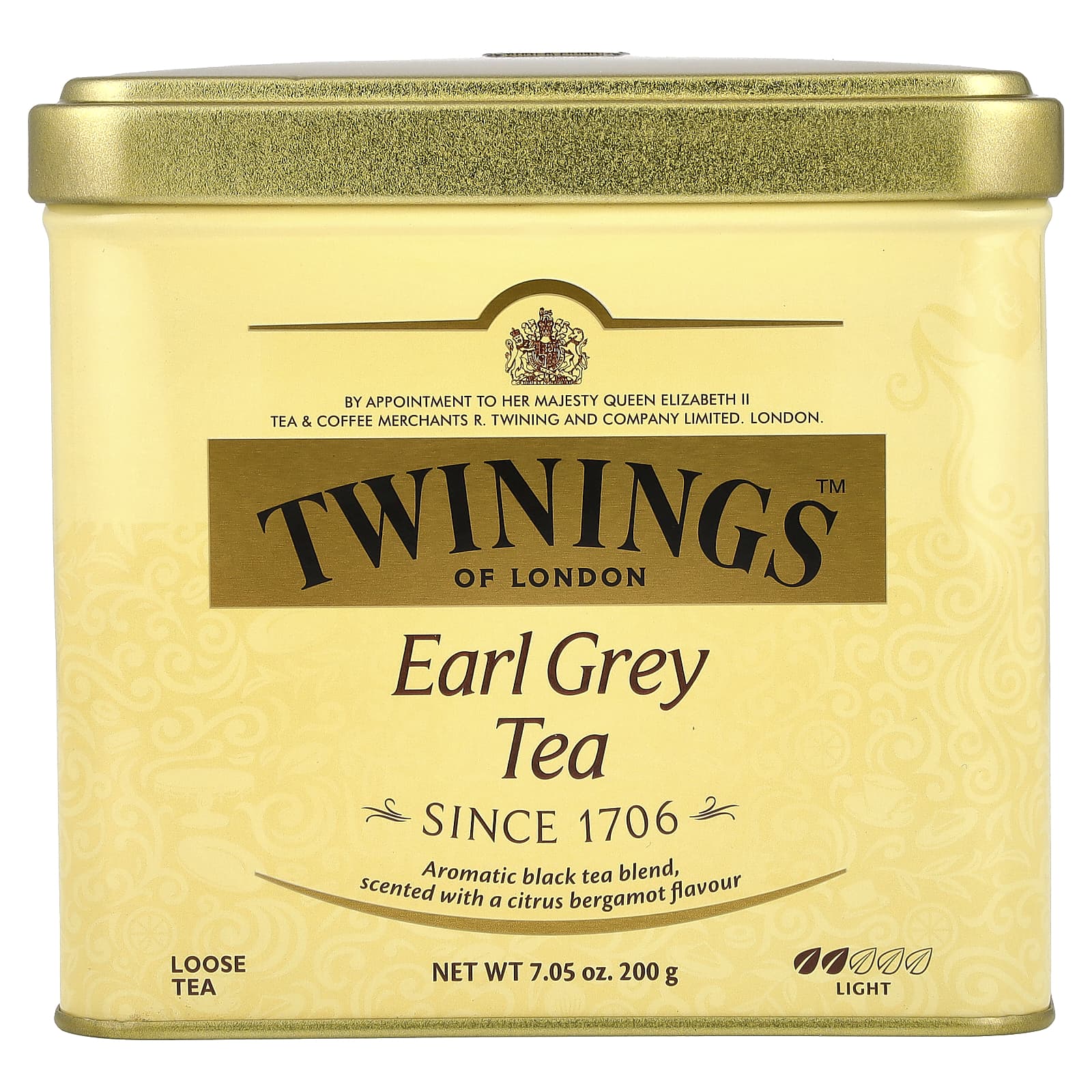 Twinings, Earl Grey Loose Tea, Light, 7.05 oz (200 g) - Image 1