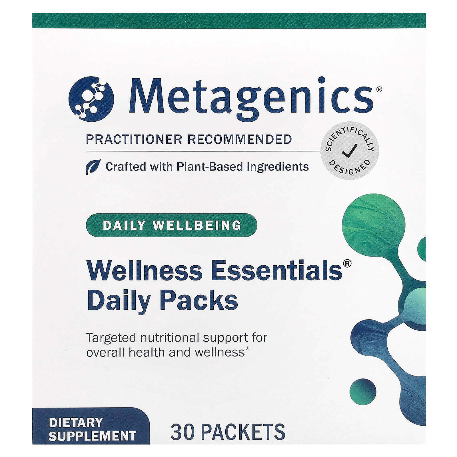 Metagenics, Wellness Essentials® Daily Packs, 30 Packets - Image 1