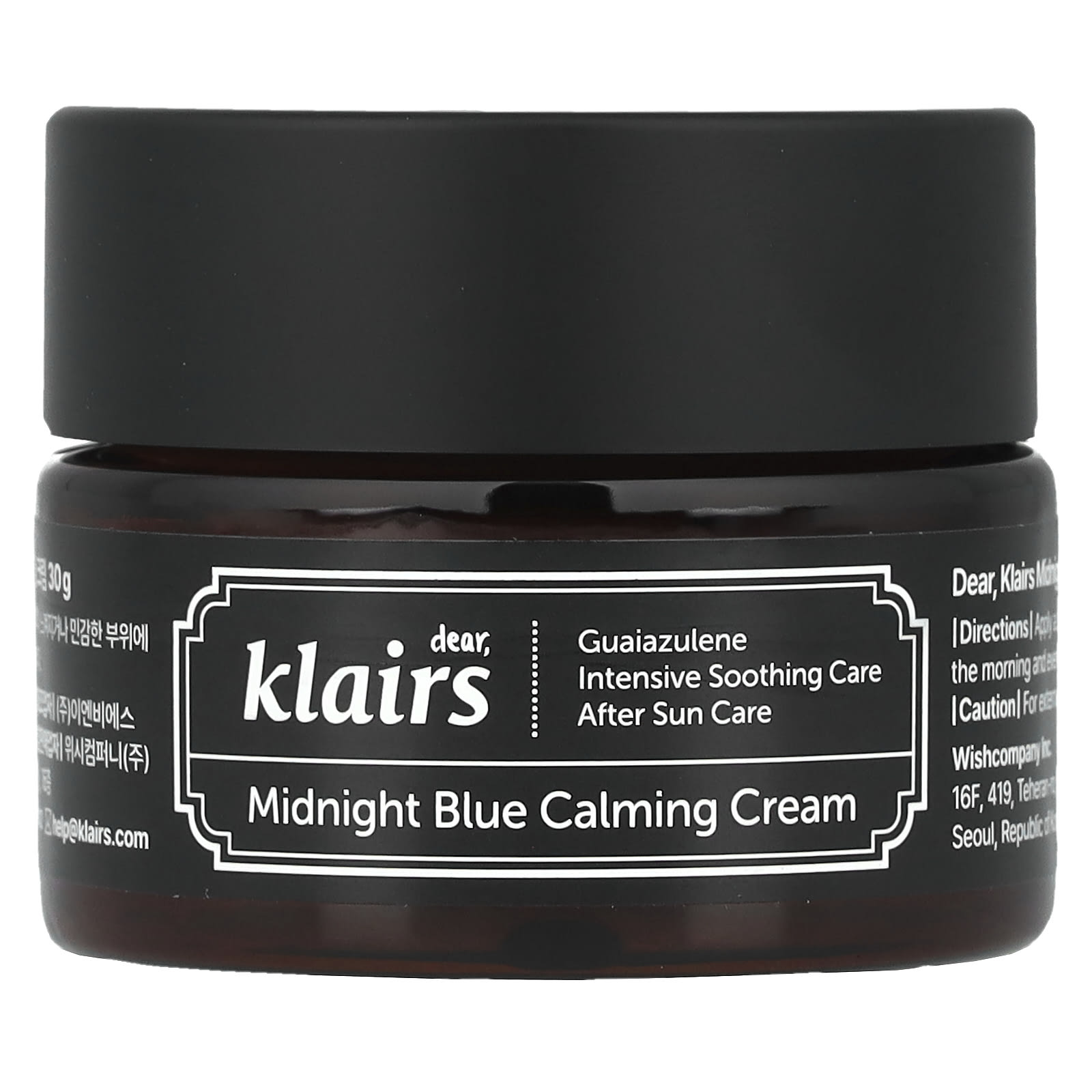 Midnight Blue Calming Cream by Dear, Klairs - Soothe Sensitive Skin - Image 1