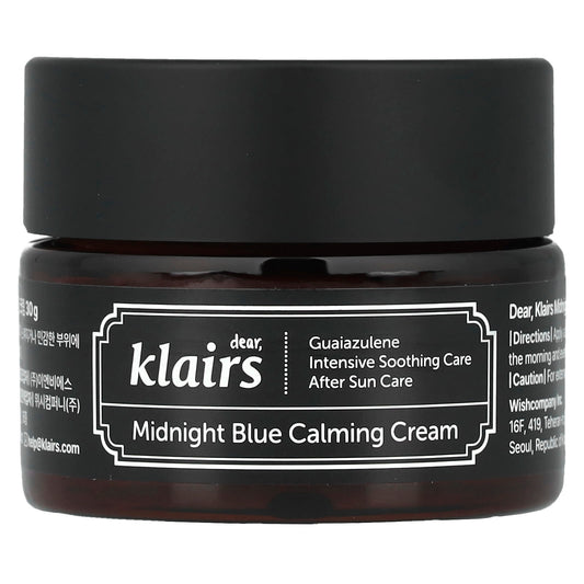 Midnight Blue Calming Cream by Dear, Klairs - Soothe Sensitive Skin - Image 1