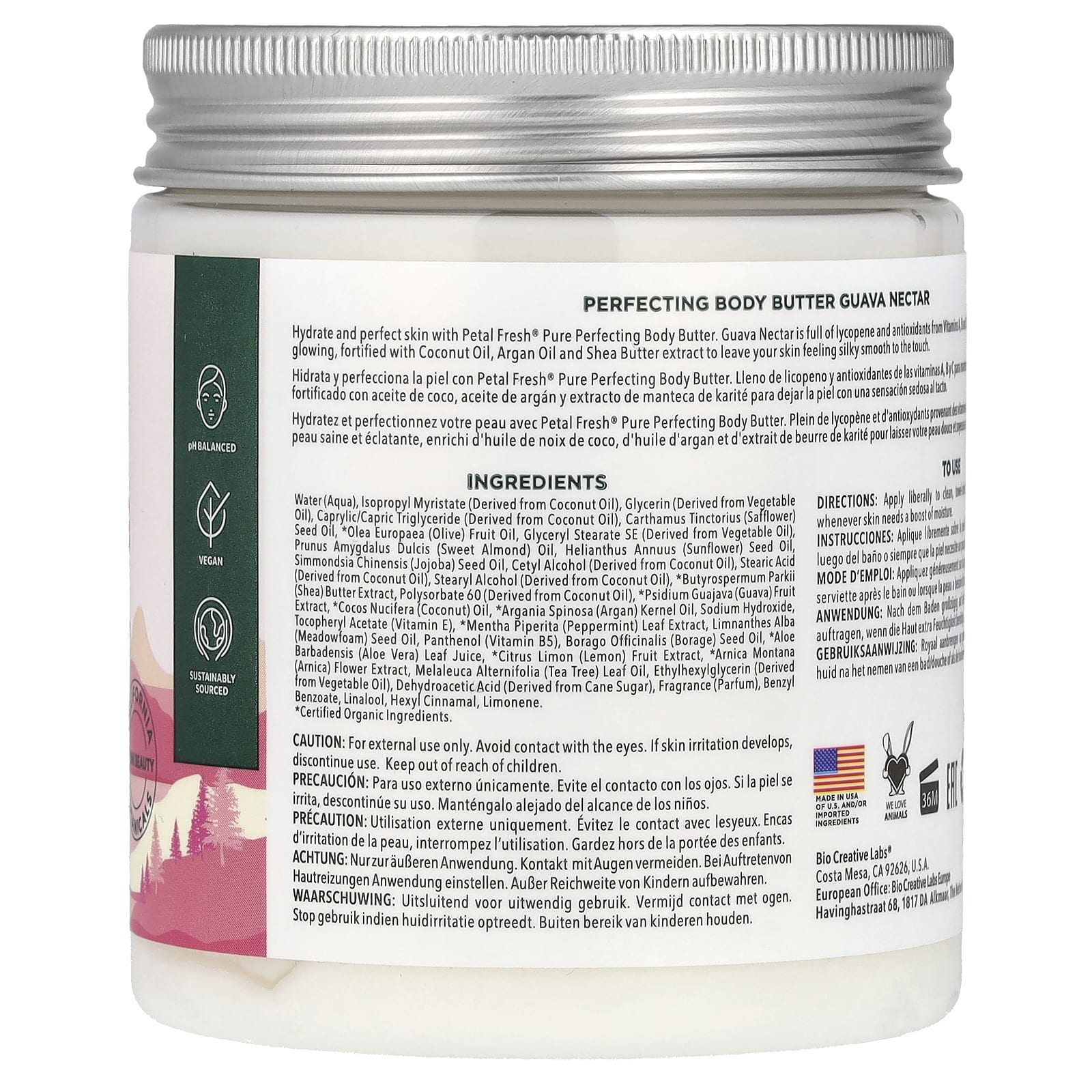 Petal Fresh, Perfecting Body Butter, Guava Nectar, 8 oz (237 ml) - Image 2