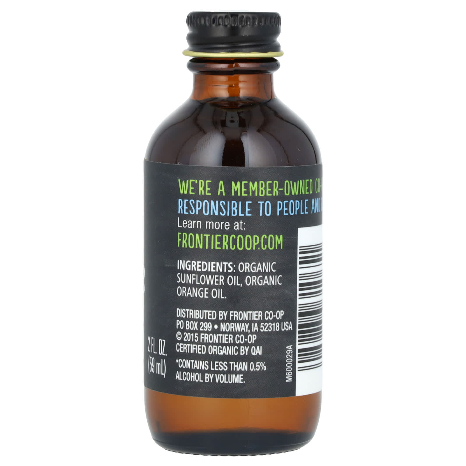 Organic Orange Flavor by Frontier Co-op - 2 fl oz (59 ml) - Image 2