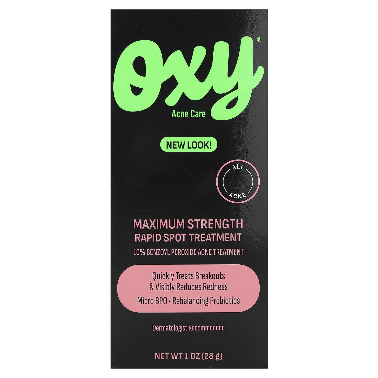 Oxy Skin Care, Advanced Care, Rapid Spot Treatment with Prebiotics, Maximum Strength, 1 oz (28 g) - Image 2