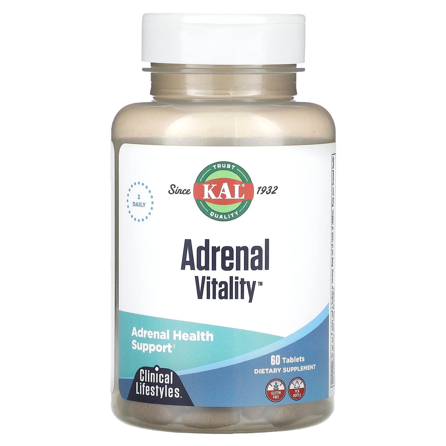 KAL, Adrenal Vitality, 60 Tablets - Image 1